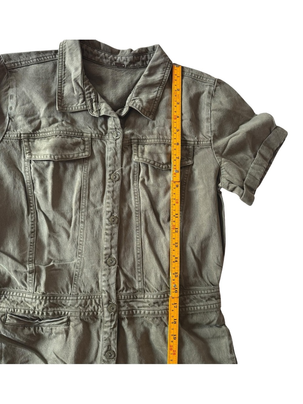 Young Fabulous & Broke Henry Utility Jumpsuit Olive Green Medium - Picture 12 of 13